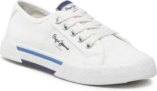 Tenisky Pepe Jeans - Brady Boy Basic PBS30527 White 800