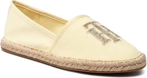 Espadrilky TOMMY HILFIGER - Th Logo Espadrille FW0FW06158 Lemon Twist ZHF