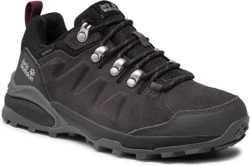 Trekingová obuv JACK WOLFSKIN - Refudio Texapore Low W 4050821 Dark Steel/Purple