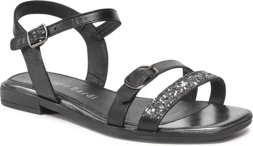 Sandále SERGIO BARDI - WI16-MENA-09SB Black Sandále SERGIO BARDI - WI16-MENA-09SB Black