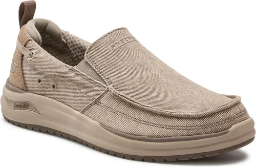 Poltopánky Skechers - Port Bow 204605/TPE Taupe