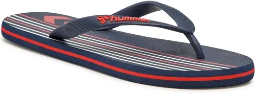 Žabky Hummel - Multi Stripe Flip Flop 214038-1032 Black Iris/Flame Scarlet