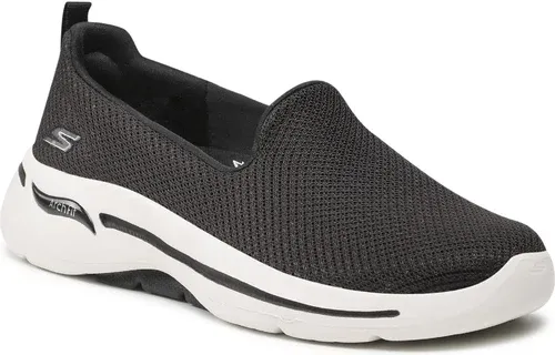 Poltopánky SKECHERS - Go Walk Arch Fit 124401/BKW Black/White