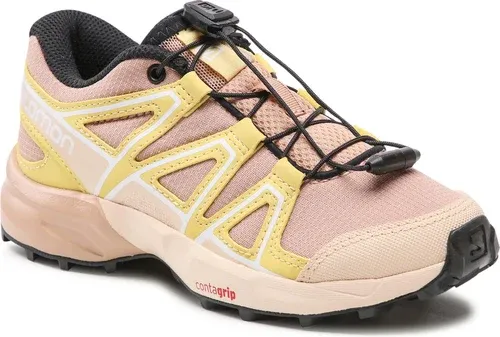 Topánky Salomon - Speedcross J 416284 09 M0 Sirocco/Sun Dress/Sun Kiss