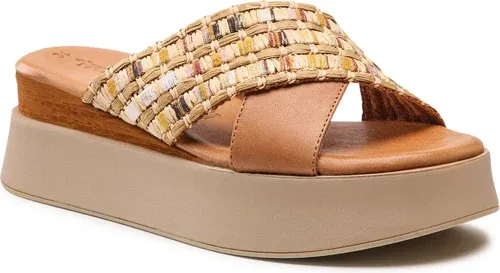 Šľapky TAMARIS - 1-27216-28 Caramel Comb 319