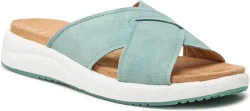 Šľapky CAPRICE - 9-27203-28 Turquoise Sued 839