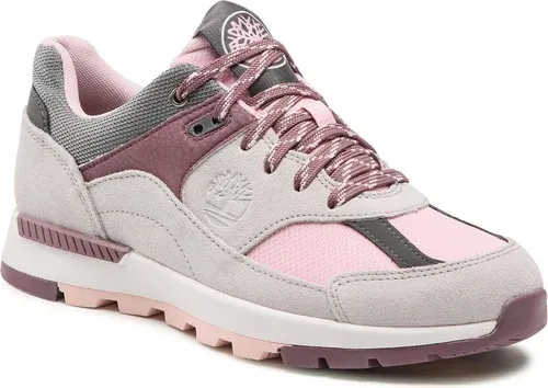 Sneakersy TIMBERLAND - Field Trekker Low TB0A2JMD032 Lt Grey Suede W Pink