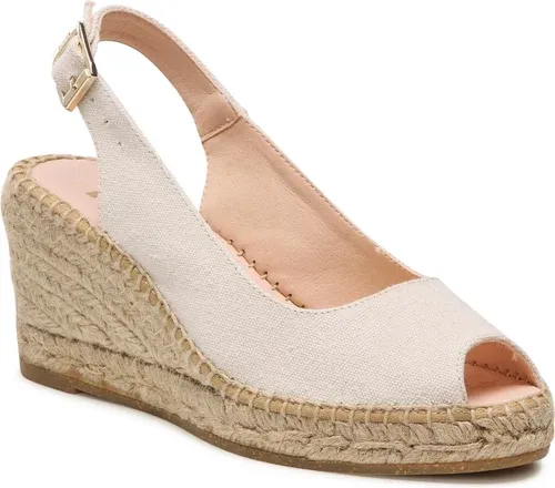 Espadrilky KANNA - 22KV0705-01 Wash Canvas Off White