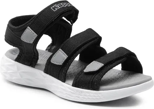 Sandále KAPPA - 243130 Black/Grey 1116