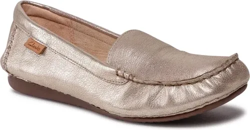 Mokasíny CLARKS - Freckle Walk 261657474 Champagne Leather