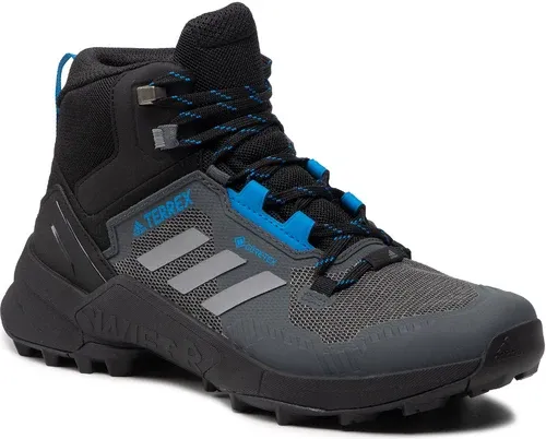 Topánky adidas - Terrex Swift R3 Mid Gtx GORE-TEX GZ0347 Core Black/Grey Three/Blue Rush