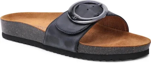 Šľapky CAPRICE - 9-27104-28 Black Nubuc 008