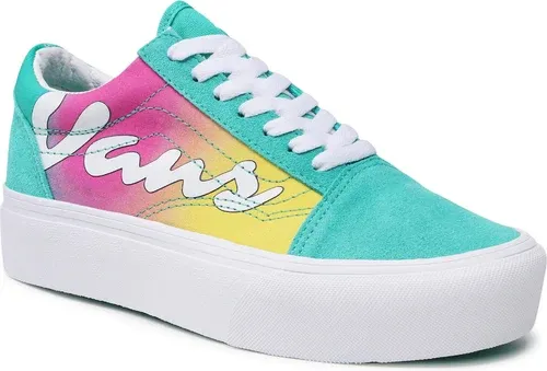 Tenisky Vans - Old Skool Plat VN0A5KRGB681 (Spring Fade) Atlantis/Tr