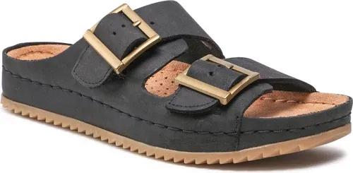 Šľapky CLARKS - Brookleigh Sun 261650574 Black Leather