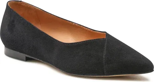 Baleríny R.POLAŃSKI - 1474 Czarny Zamsz