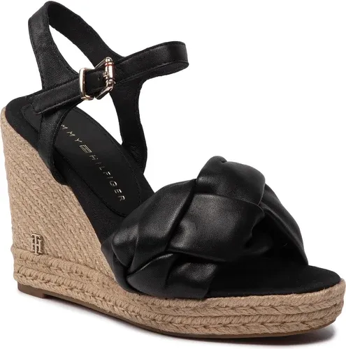 Espadrilky TOMMY HILFIGER - Th Waves High Wedge Sandal FW0FW06671 Black BDS