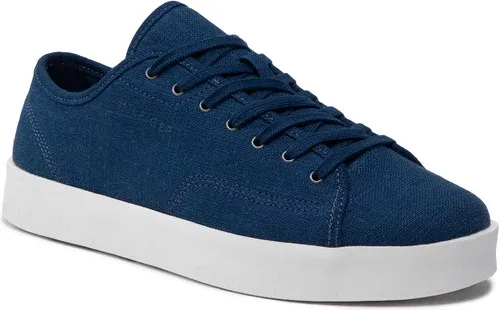 Sneakersy TOMMY HILFIGER - Modern Lightweight Linen Snk FM0FM04077 Twilight Indigo C5F