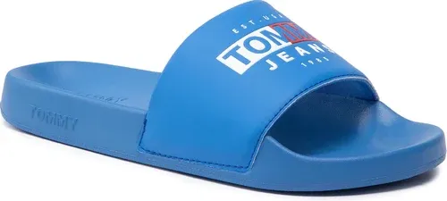 Šľapky Tommy Jeans - Seasonal Poolslide EM0EM01031 Mesmerizing Blue C4H