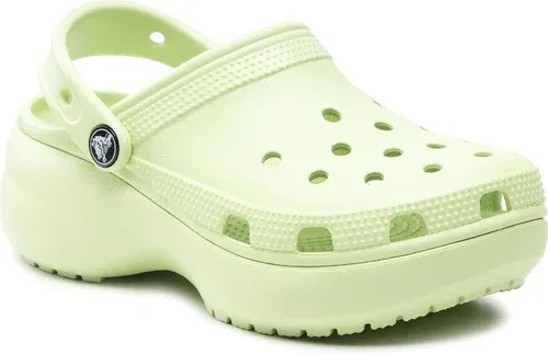 Šľapky CROCS - Classic Platform Clog 206750 Celery