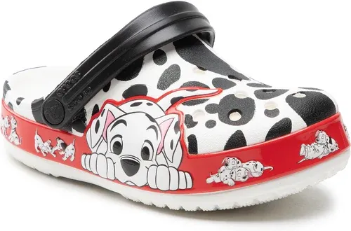 Šľapky CROCS - Fl 101 Dalmatians Clog K 207483 White
