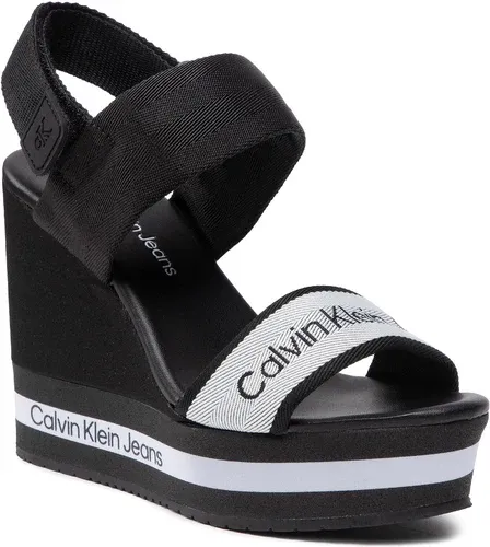 Sandále CALVIN KLEIN JEANS - Wedge Sandal YW0YW00669 BDS