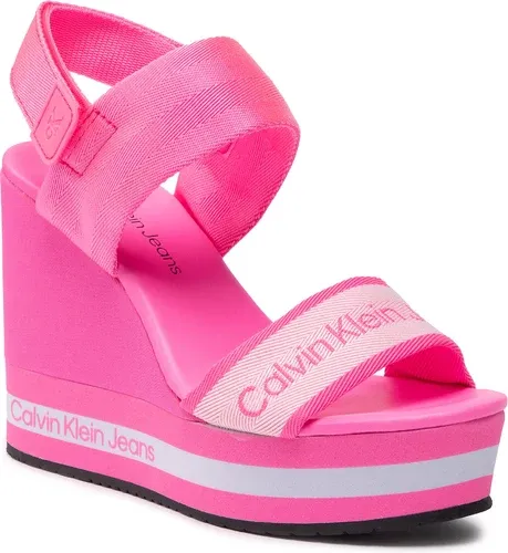 Sandále CALVIN KLEIN JEANS - Wedge Sandal YW0YW00669 TAF