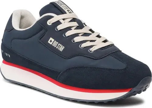 Sneakersy BIG STAR - JJ174296 Granat