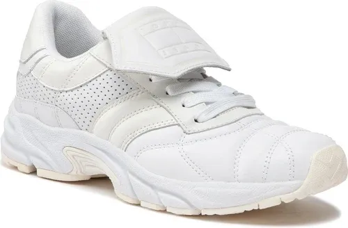 Sneakersy TOMMY JEANS - Heritage Soccer Wmn EN0EN01672 White YBR