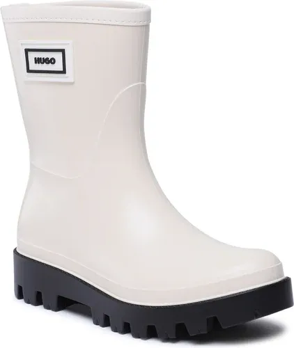 Gumáky HUGO - Athena Bootie 50475454 10243560 01 Open White 111