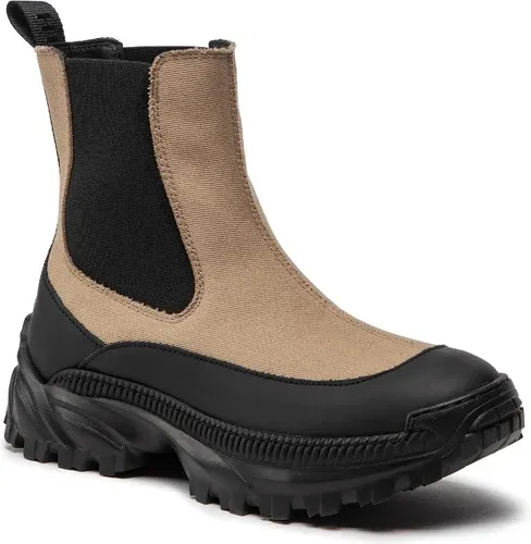 Kotníková obuv s elastickým prvkom HUGO - Jace Chelsea 50475471 10244058 01 Dark Beige 259