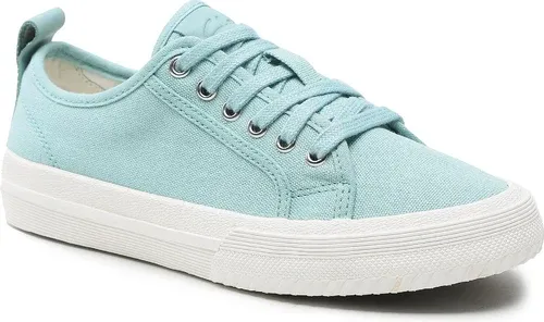 Tenisky CLARKS - Roxby Lace 26164981 Turquoise Canvas