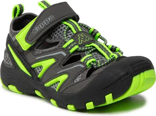 Sandále Kappa - 260682K Grey/Green 1630