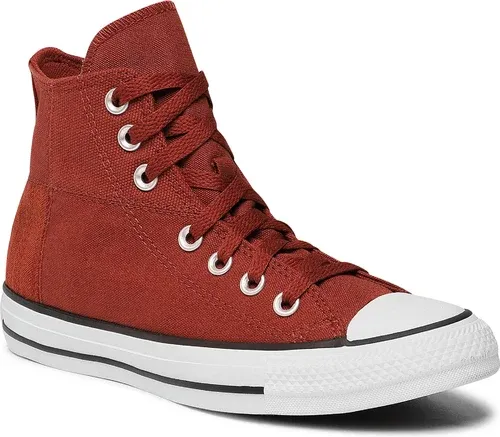 Plátenky Converse - Ctas Hi 172673C Dark Terracotta/White/Black