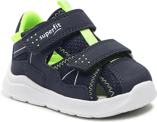 Sandále SUPERFIT - 1-000480-8000 Blau/Gelb