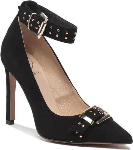 Lodičky BALDOWSKI - D04065-1451-001 Zamsz Czarny