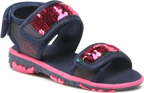 Sandále Kappa - 260953K Navy/Pink 6722