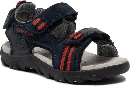 Sandále GEOX - J S.Strada A J2524A 01422 C4244 M Navy/Dk Red