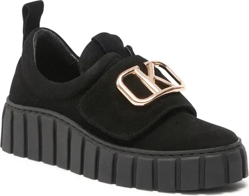 Poltopánky KARINO - 4188/003-P Czarny/Welur