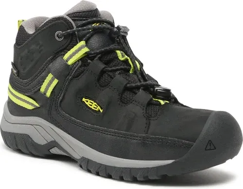 Trekingová obuv Keen - Targhee Mid Wp 1026300 Black/Steel Grey