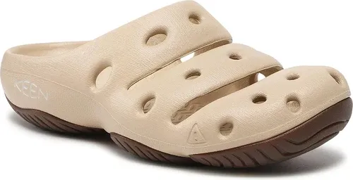 Šľapky KEEN - Yogui 1026247 Safari/Silver Birch