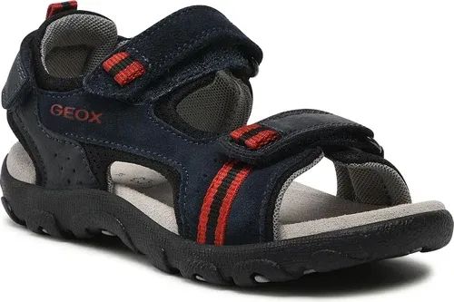 Sandále Geox - J S.Strada A J2524A 01422 C4244 S Navy/Dk Red