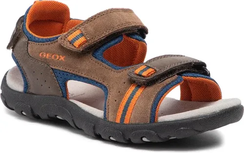 Sandále GEOX - J S.Strada A J2524A 01422 C6402 S Brown/Awio