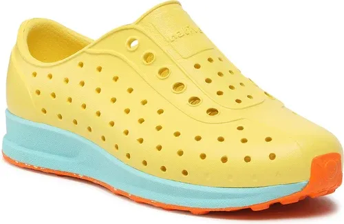 Poltopánky NATIVE - Robbie Sugarlite 15110600-7030 Raincoat Yellow/Piedmont Blue/Foxtail Speckle Rubber