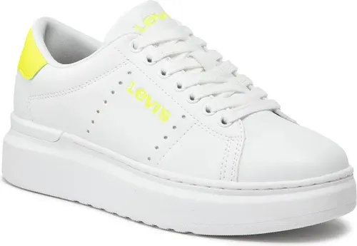 Sneakersy LEVI'S - VELM0001S White Fluo Yellow 1475