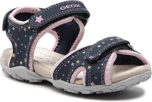 Sandále GEOX - J S.Roxanne B J25D9B 05015 C0694 S Navy/Pink