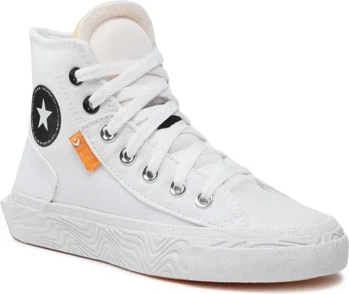 Plátenky Converse - Chuck Taylor Alt Star Hi A00423C White/Black/White Plátenky Converse - Chuck Taylor Alt Star Hi A00423C White/Black/White