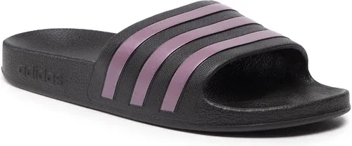 Šľapky adidas - adilette Aqua GX4279 Core Black / Matt Purple Met. / Core Black