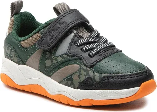 Sneakersy Clarks - Clowder Run K 261661117 M Khaki Combi