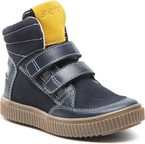 Šnurovacia obuv Bartek - 4435-E1AP Ocean/Zółty