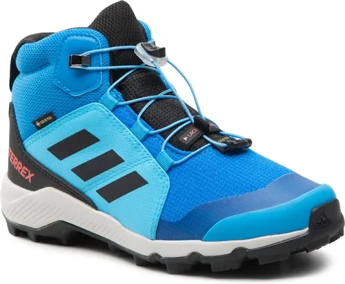 Topánky adidas - Terrex Mid Gtx K GORE-TEX GY7682 Blue Rush/Grey Six/Turbo